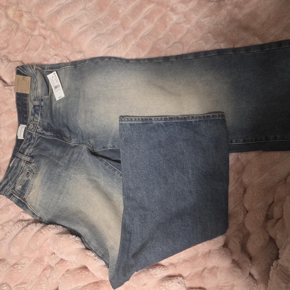 PacSun Light and Dark Blue Flare Jeans